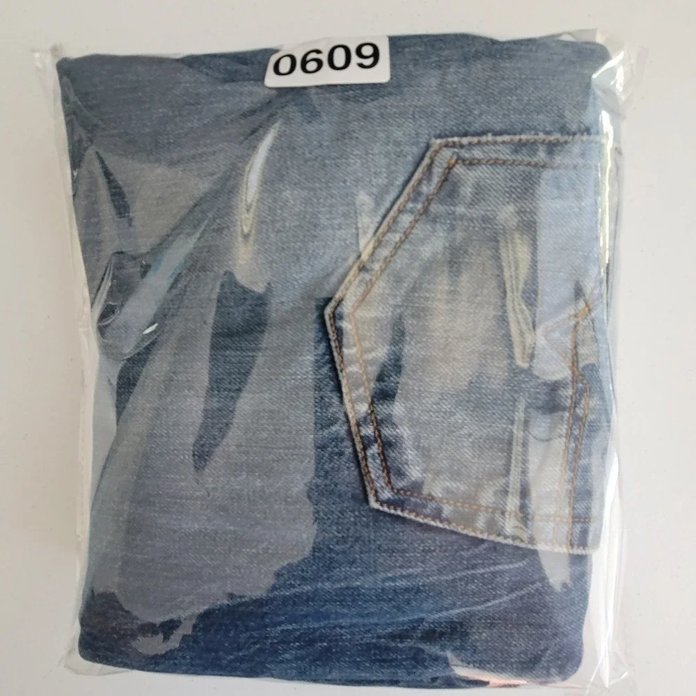 Diesel Viker Jeans Mens 35x34 Blue Distressed Straight Leg Button Fly